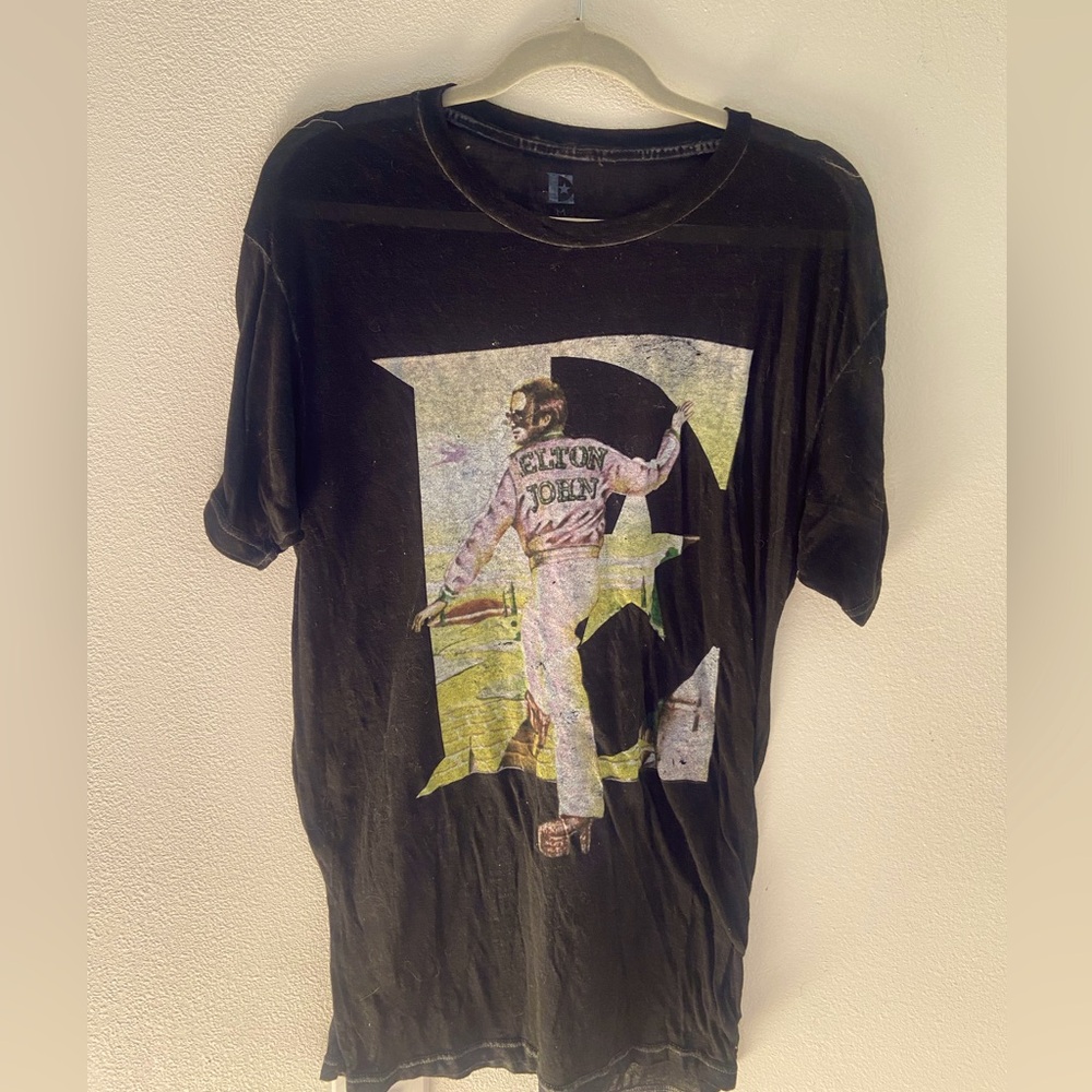 Elton John Farewell Yellow Brick Road Concert Tee 2019 Dark Grey Size M